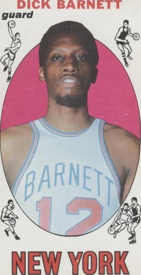 1969-70 Topps Dick Barnett #18 card front
