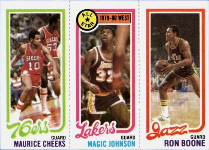 1980-81 Topps Cheeks/Johnson/Boone #66 card front