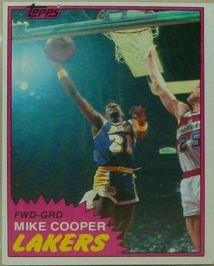 1981-82 Topps West Mike Cooper #77 card front