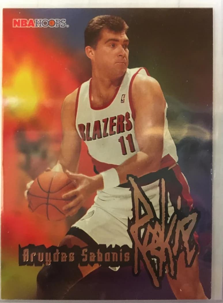 1995-96 Hoops Arvydas Sabonis #279 card front