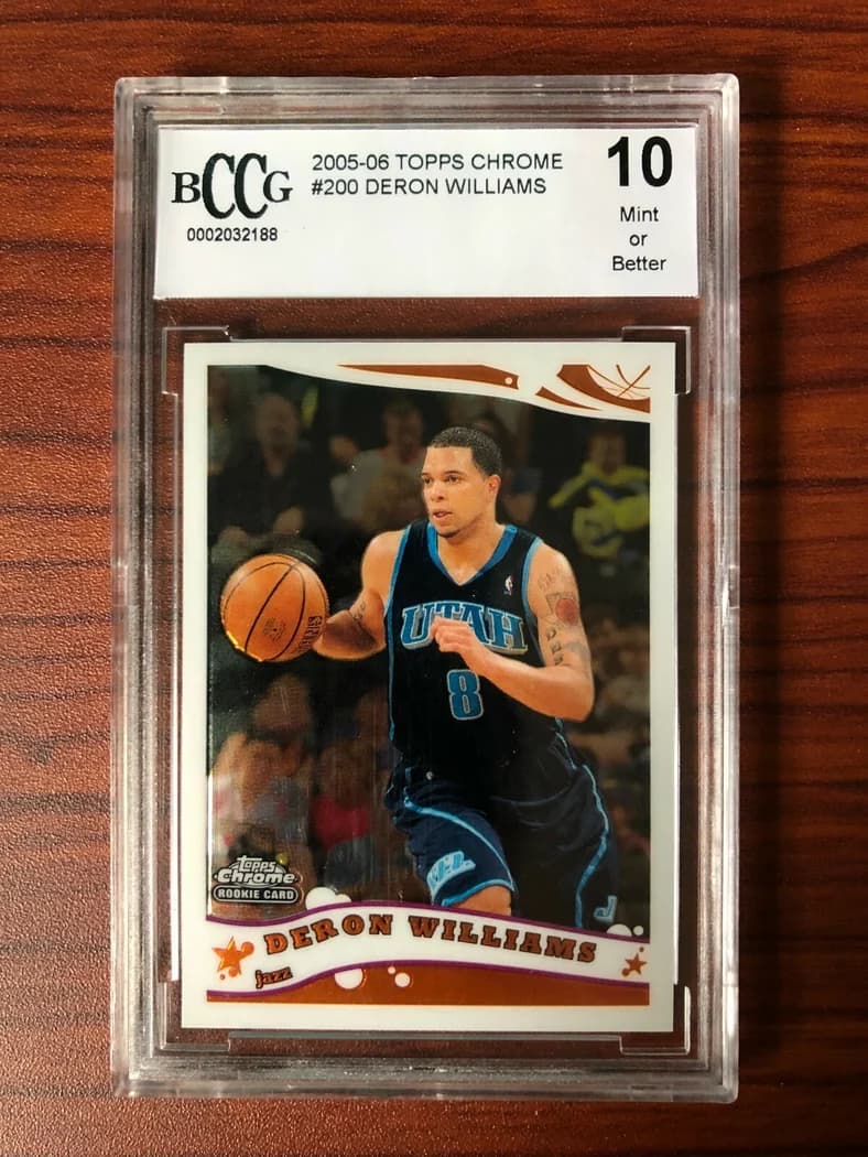 2005-06 Topps Chrome Deron Williams #200 card front