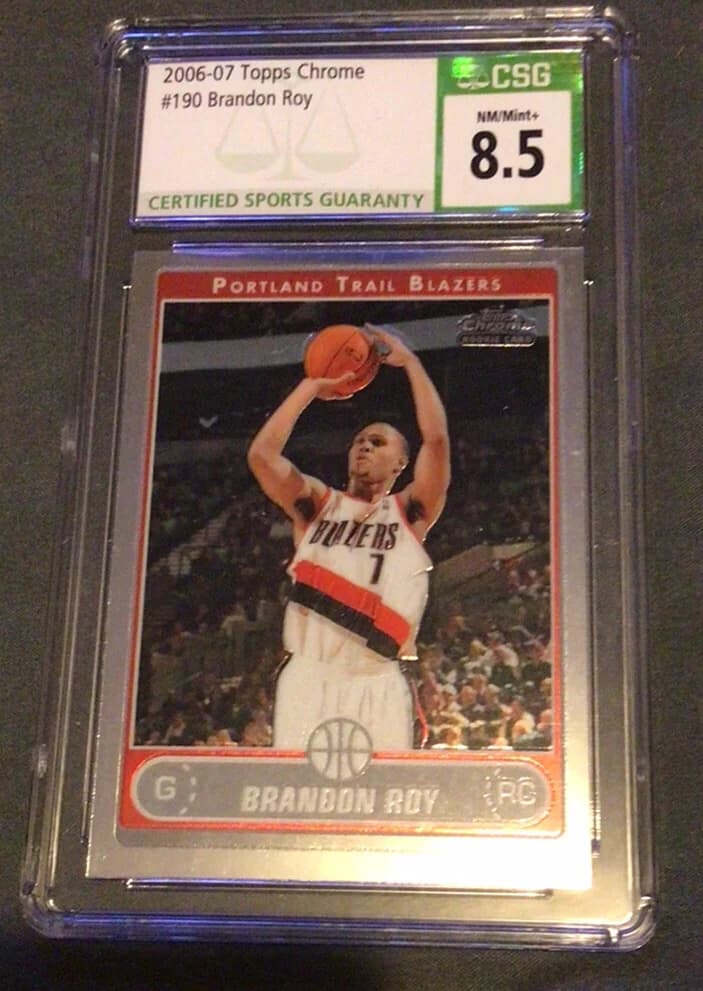 2006-07 Topps Chrome Brandon Roy #190 card front