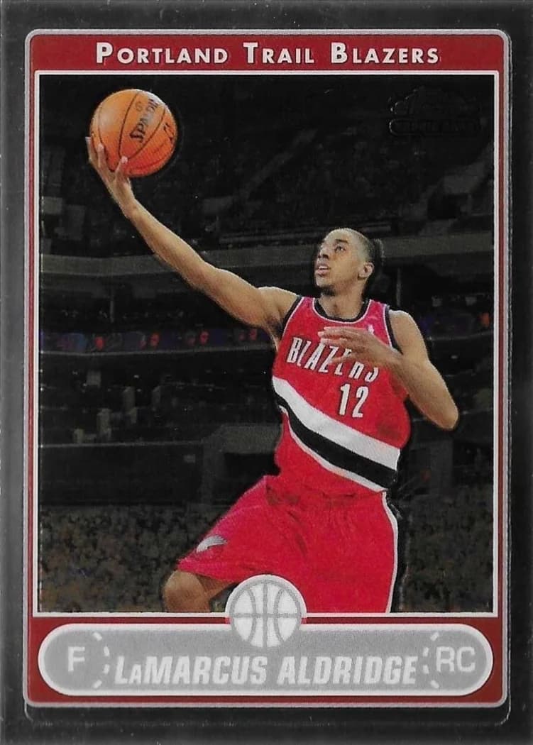 2006-07 Topps Chrome LaMarcus Aldridge #183 card front