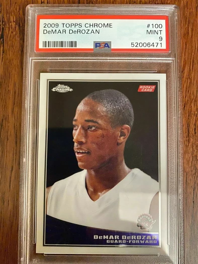 2009-10 Topps Chrome DeMar DeRozan #100 /999 card front