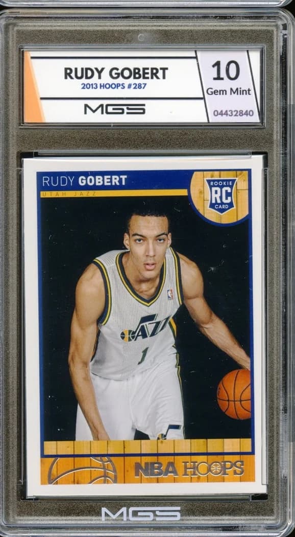 2013-14 Panini Hoops Rudy Gobert #287 card front