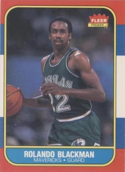 1986-87 Fleer Rolando Blackman #11 card front