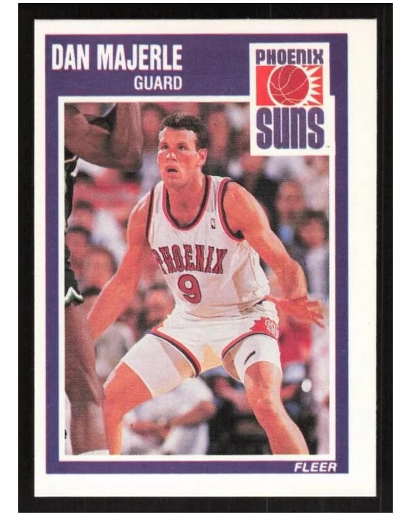 1989-90 Fleer Dan Majerle #124 card front