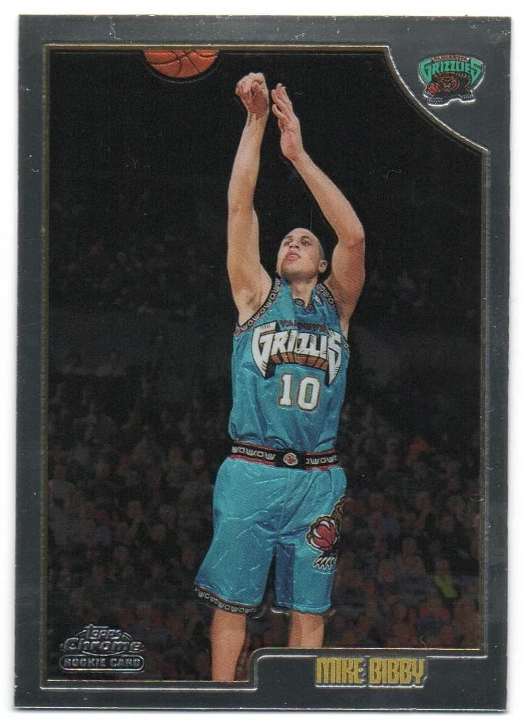 1998-99 Topps Chrome Mike Bibby #196 card front