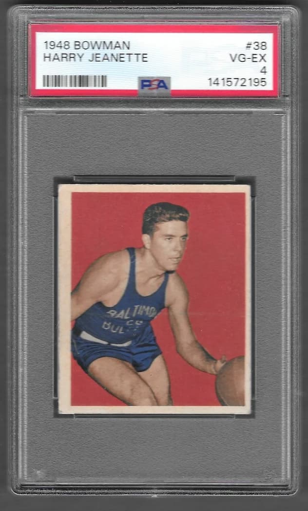 1948 Bowman Harry Jeanette #38 card front