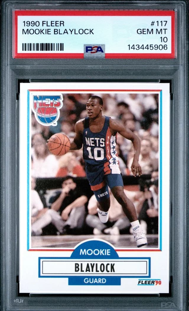 1990-91 Fleer Mookie Blaylock #117 card front
