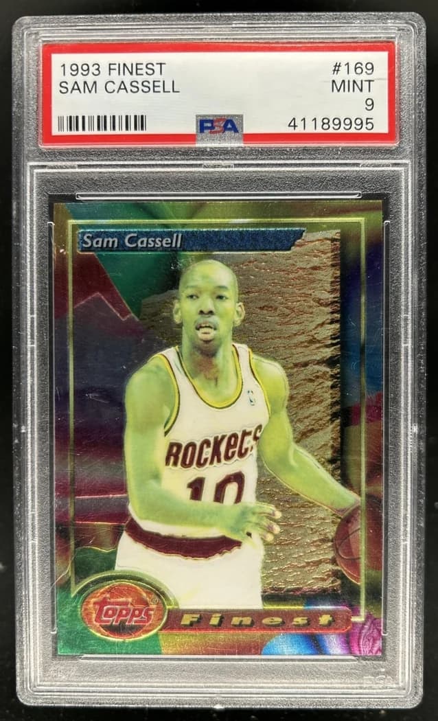 1993-94 Topps Finest Sam Cassell #169 card front