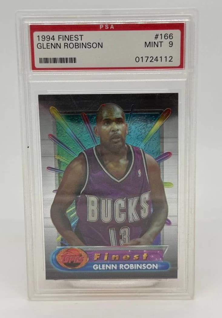 1994-95 Topps Finest Glenn Robinson #166 card front