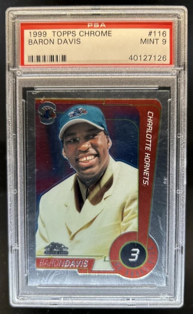 1999-00 Topps Chrome Baron Davis #116 card front