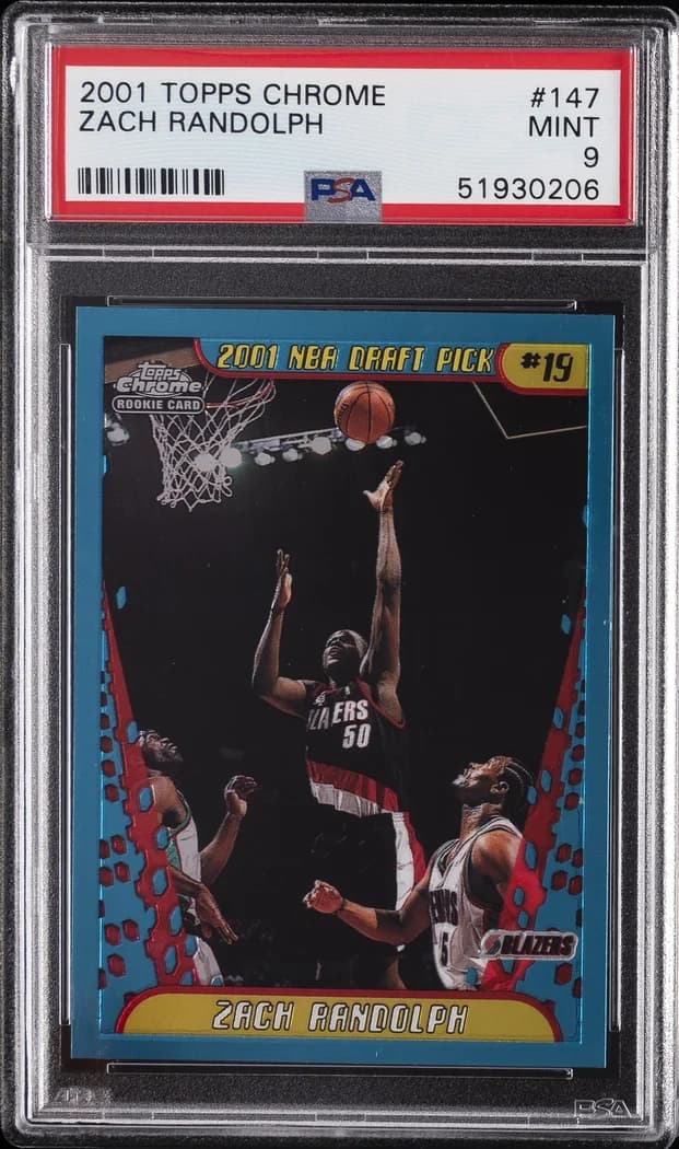 2001-02 Topps Chrome Zach Randolph #147 card front