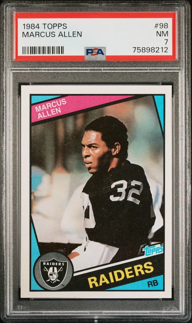 1984 Topps Marcus Allen #98 card front