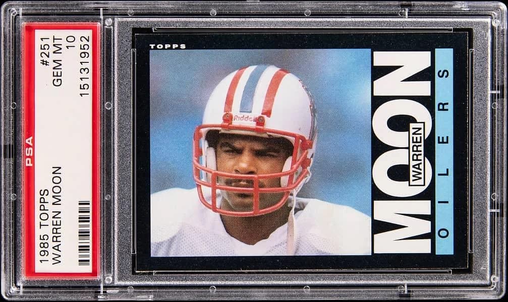 1985 Topps Warren Moon #251 card front