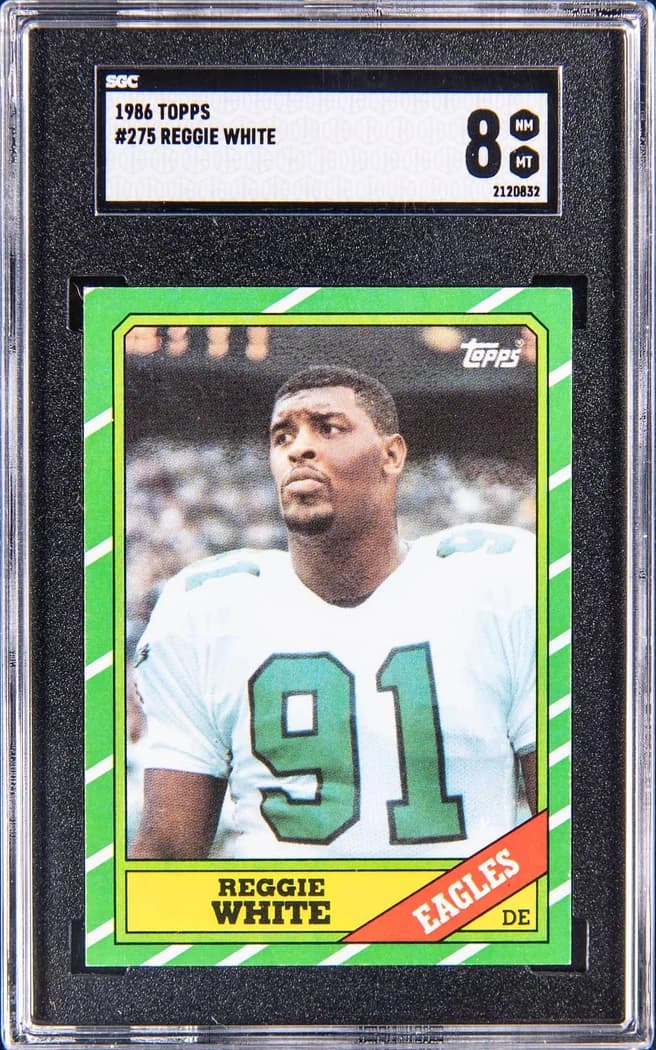 1986 Topps Reggie White #275 card front