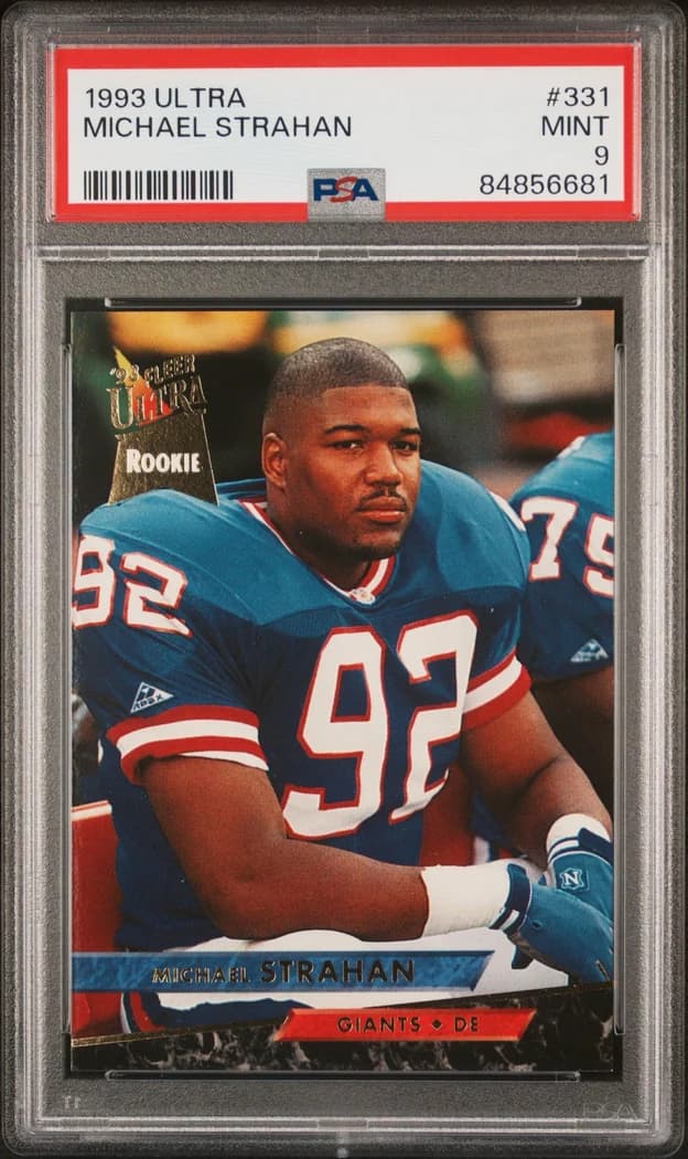 1993 Fleer Ultra Michael Strahan #331 card front