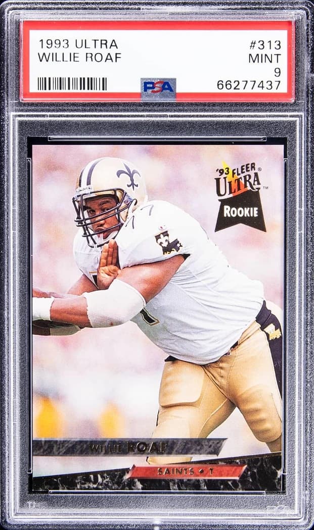 1993 Fleer Ultra #313 Willie Roaf card front