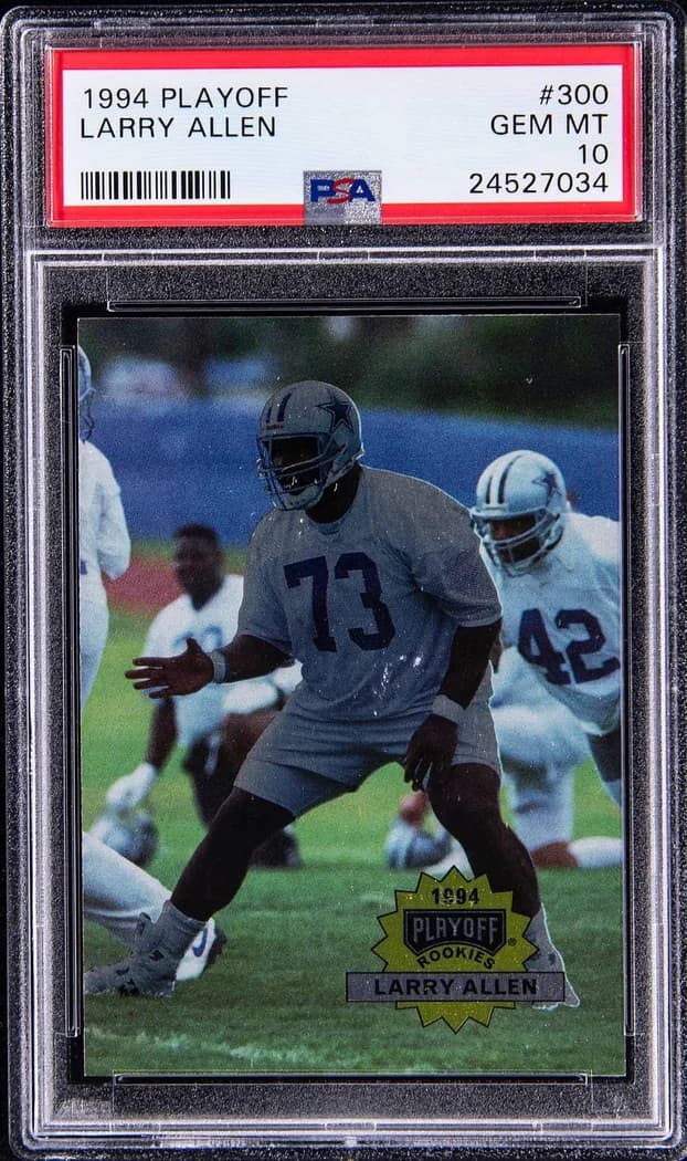1994 Playoff Larry Allen #300 card front