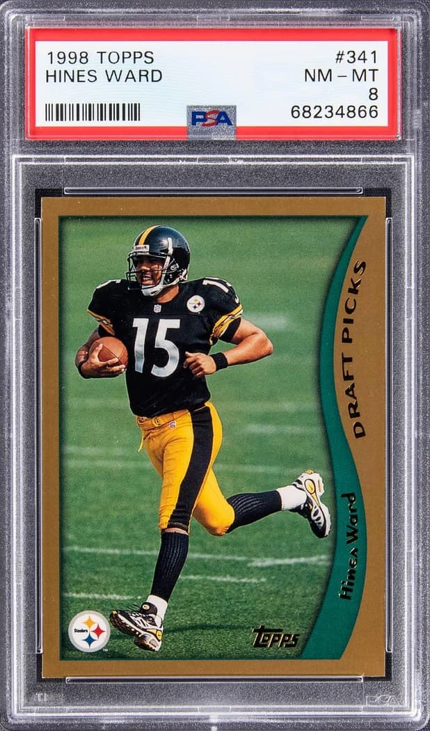 1998 Topps Hines Ward #341 card front