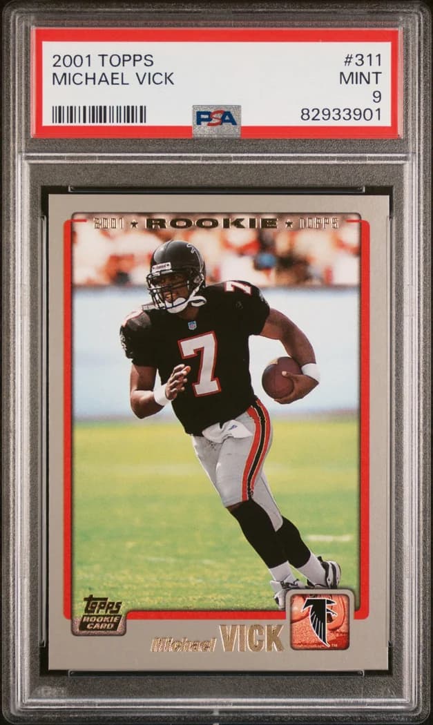 2001 Topps Michael Vick #311 card front