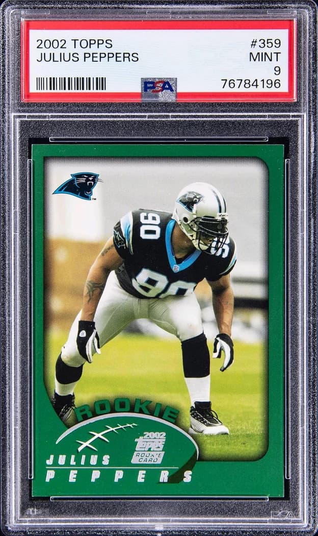 2002 Topps Julius Peppers #359 card front
