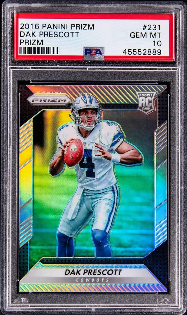 2016 Panini Prizm Silver Dak Prescott #231 card front