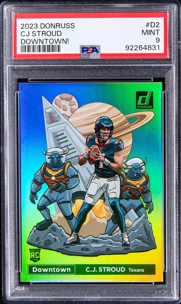 2023 Panini Donruss Downtown! C.J. Stroud #D2 card front