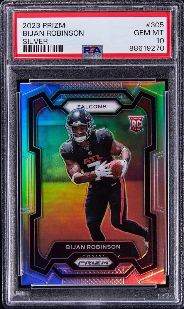2023 Panini Prizm Silver Bijan Robinson #305 card front