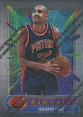 1994-95 Topps Finest Grant Hill; representative copy, not evidence of the catalog object’s grade, serial, ownership or sale