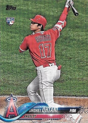2018 Topps Update Shohei Ohtani #US1 SSP batting image variation; representative card scan, not evidence of grade, ownership or sale