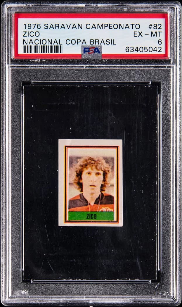 1976 Saravan Campeonato Nacional Copa Brasil #82 Zico card front