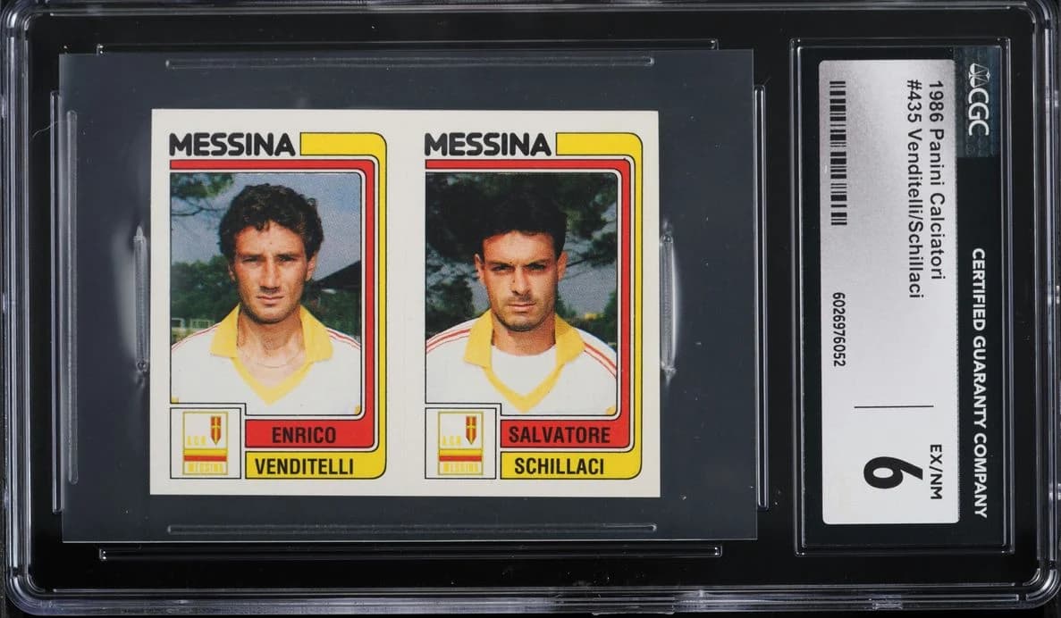 1986 Panini Calciatori sticker #435 Salvatore Schillaci sticker front
