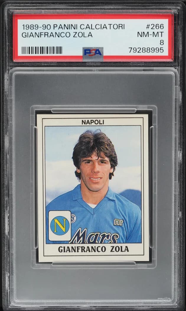 1989 Panini Calciatori sticker #266 Gianfranco Zola sticker front