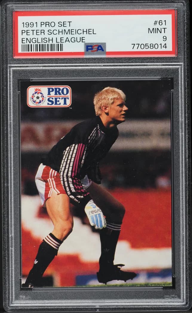 1991 Pro Set English League #61 Peter Schmeichel card front