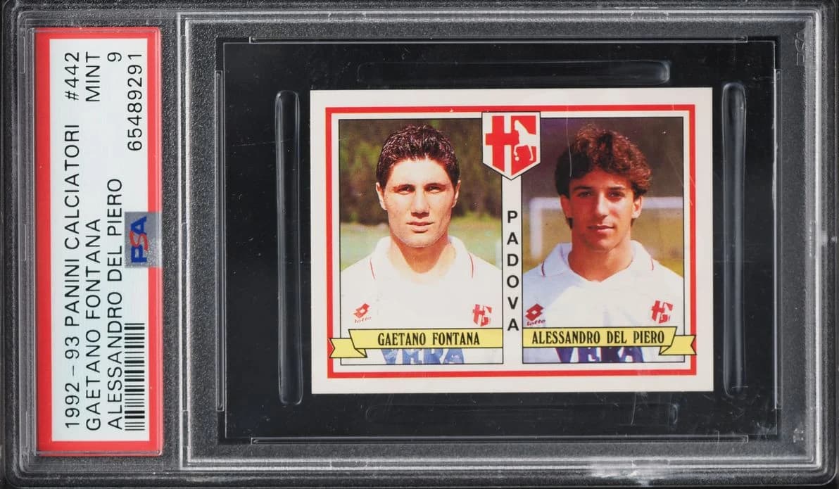 1992-93 Panini Calciatori sticker #442 Alessandro Del Piero sticker front