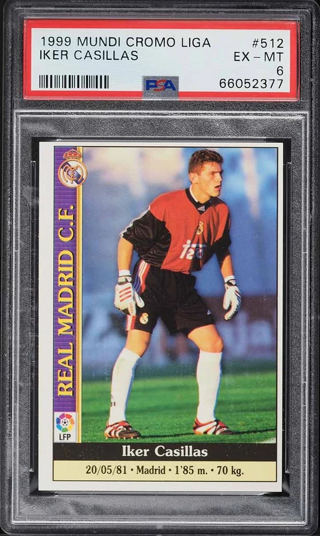 1998 Mundicromo Liga #512 Iker Casillas card front