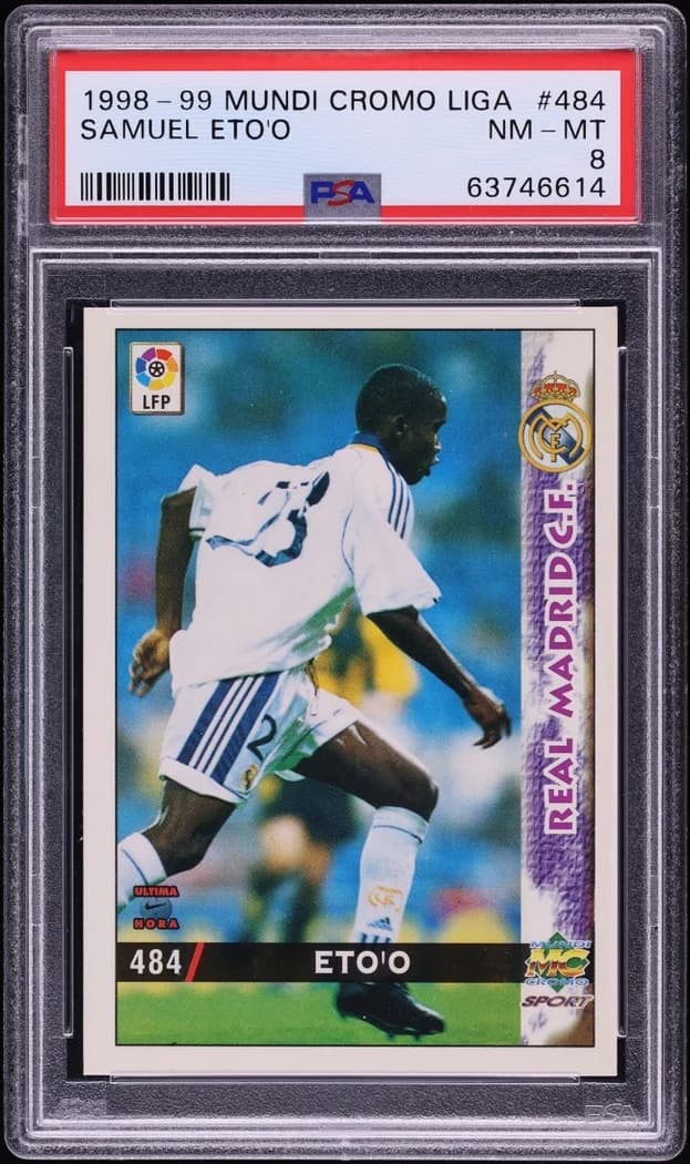 1998 Mundicromo Liga #484 Samuel Eto'o card front