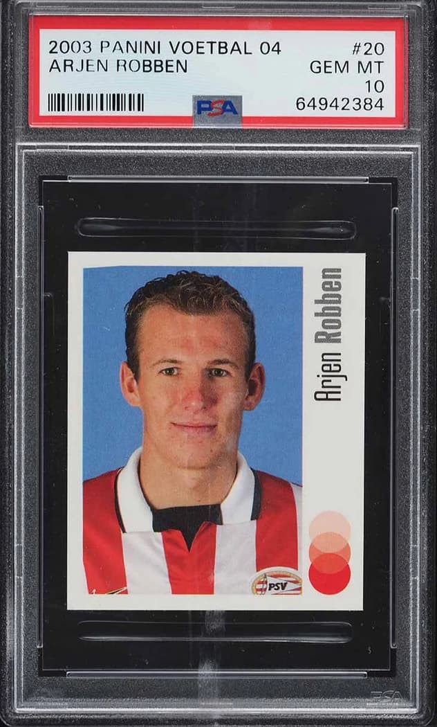 2003 Panini Voetbal sticker #20 Arjen Robben sticker front
