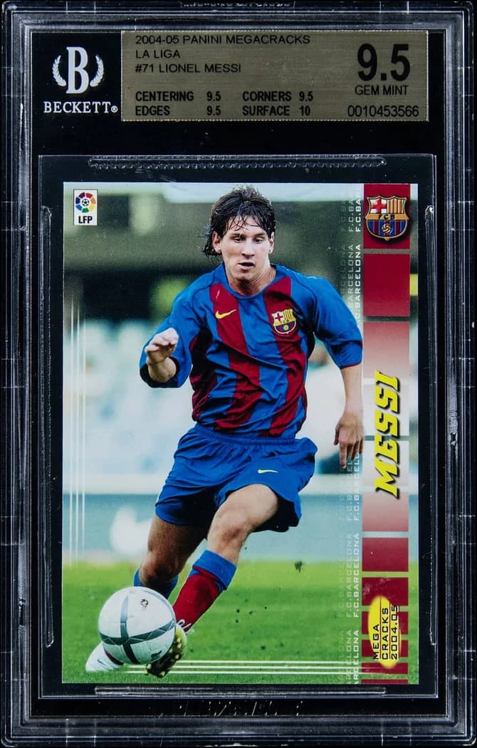 2004-05 Panini Sports Mega Cracks La Liga #71 Lionel Messi card front