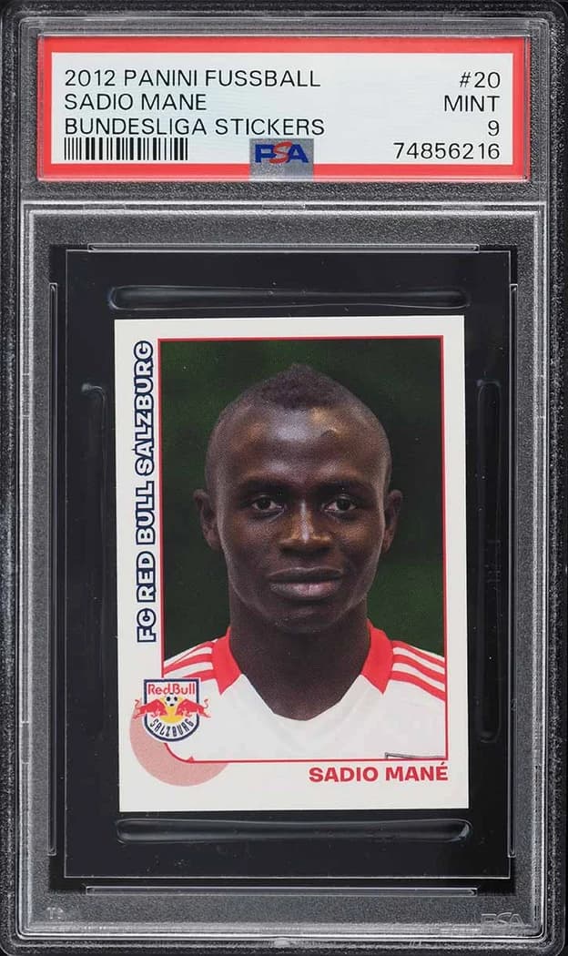 2012 Panini Fussball Bundesliga sticker #20 Sadio Mané sticker front