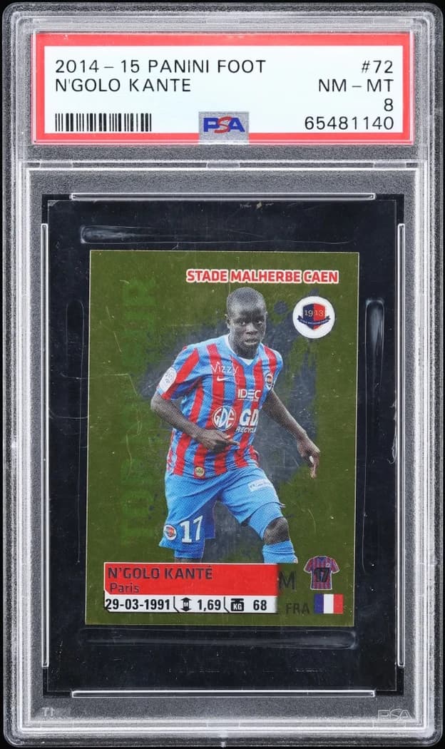 2014-15 Panini Foot sticker #72 N'Golo Kanté sticker front
