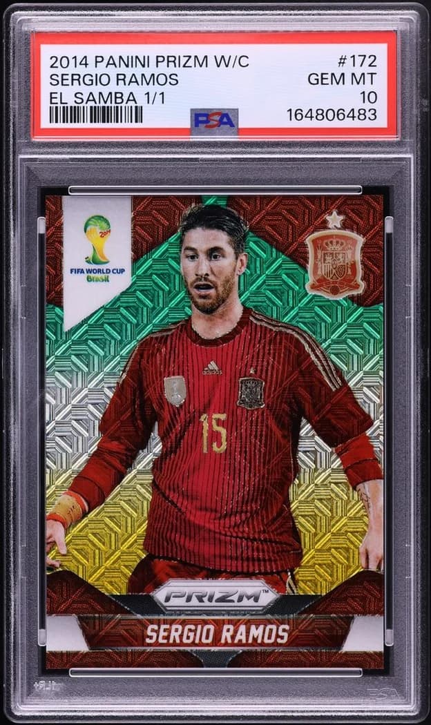 2014 Panini Prizm World Cup Samba #172 Sergio Ramos card front