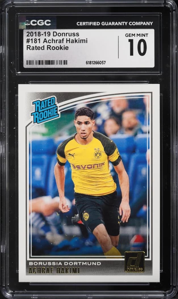 2018 Panini #181 Achraf Hakimi card front