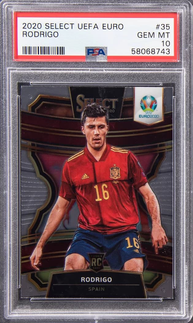 2020 Panini Select UEFA Euro #35 Rodri card front