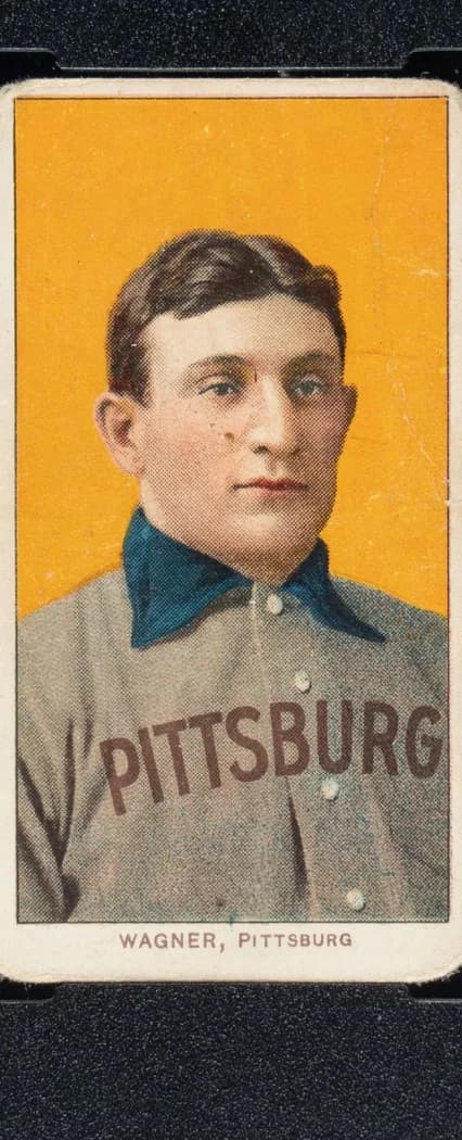 T206 Honus Wagner card front