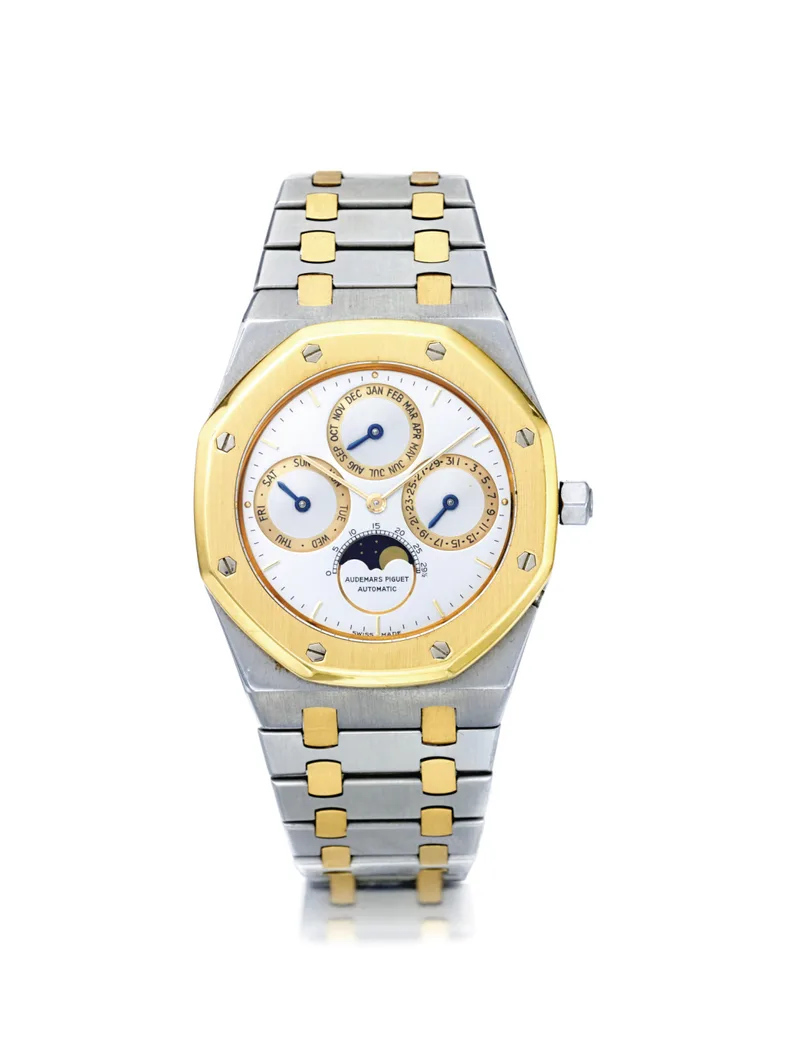 Audemars Piguet Royal Oak Perpetual Calendar ref. 25654, two-tone, watch front