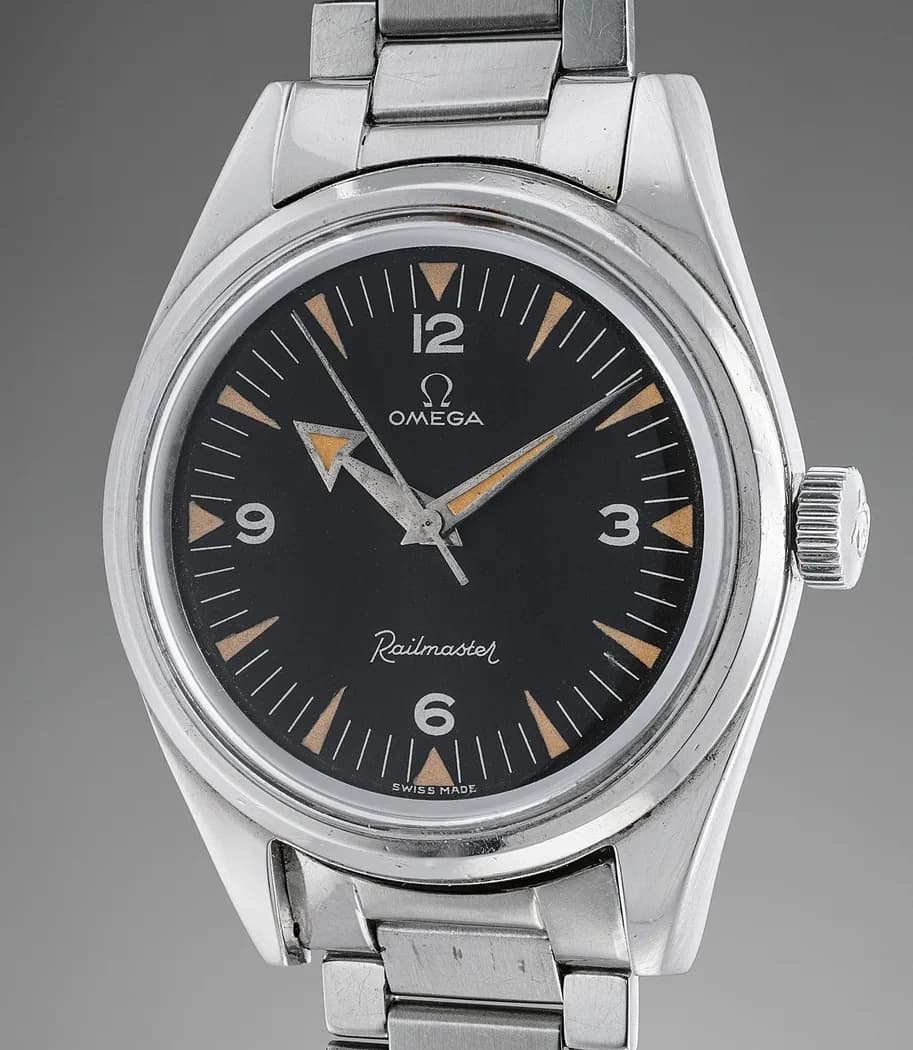 Omega Railmaster CK2914 watch front