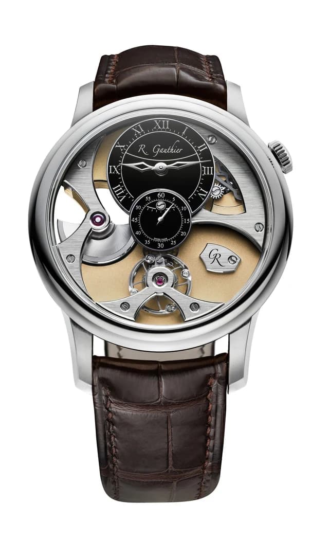 Romain Gauthier Insight Micro-Rotor White Gold (White gold, ref. MON00370), watch front